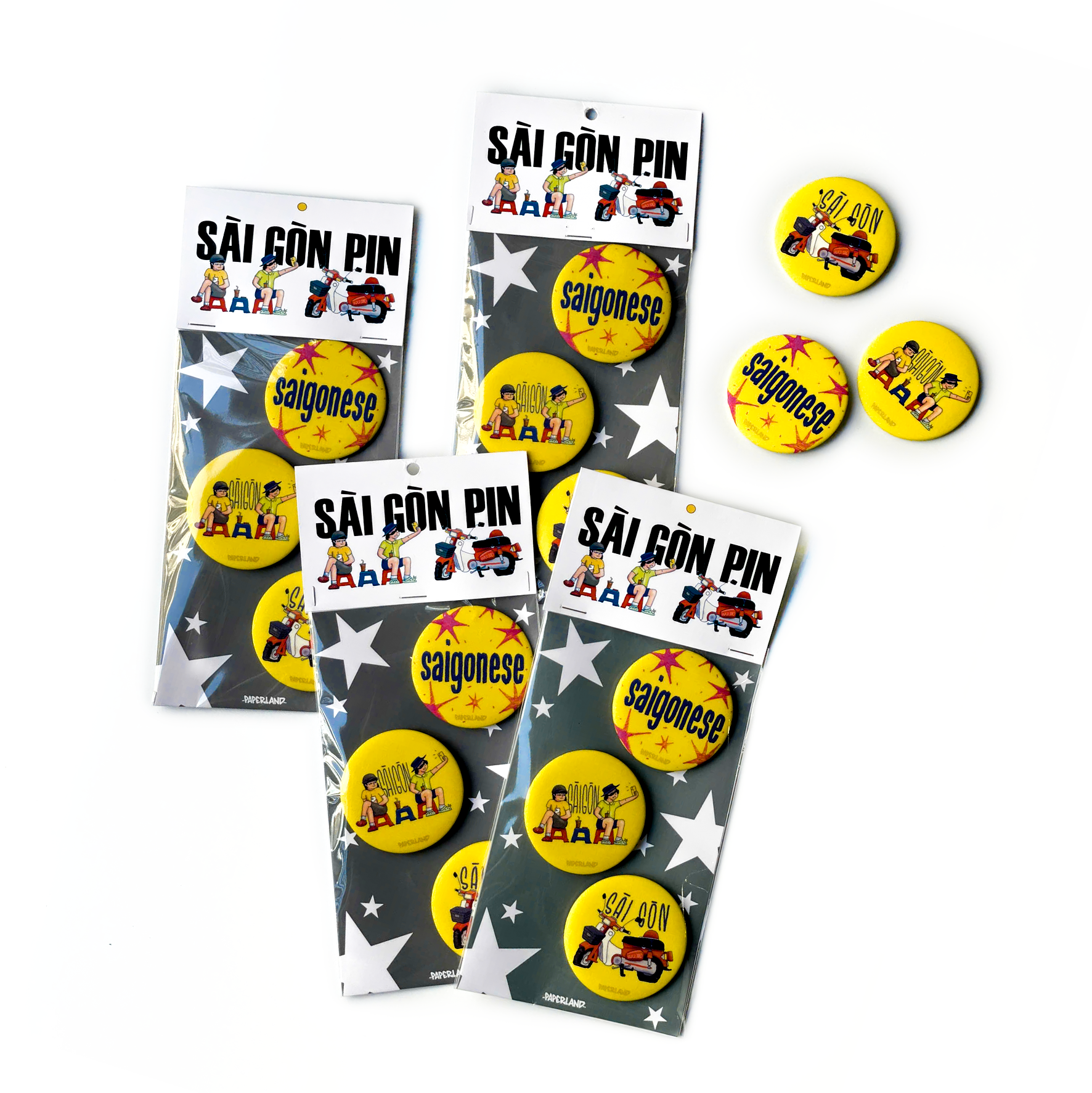 "SÀI GÒN" PIN BUTTON