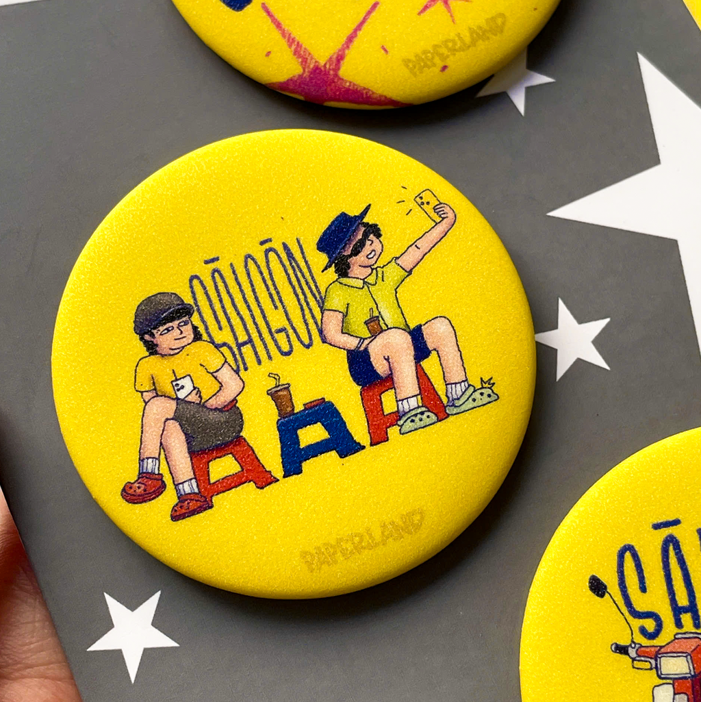 "SÀI GÒN" PIN BUTTON