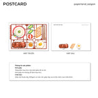 "RUNNER CƠM TẤM VIỆT NAM" POSTCARD