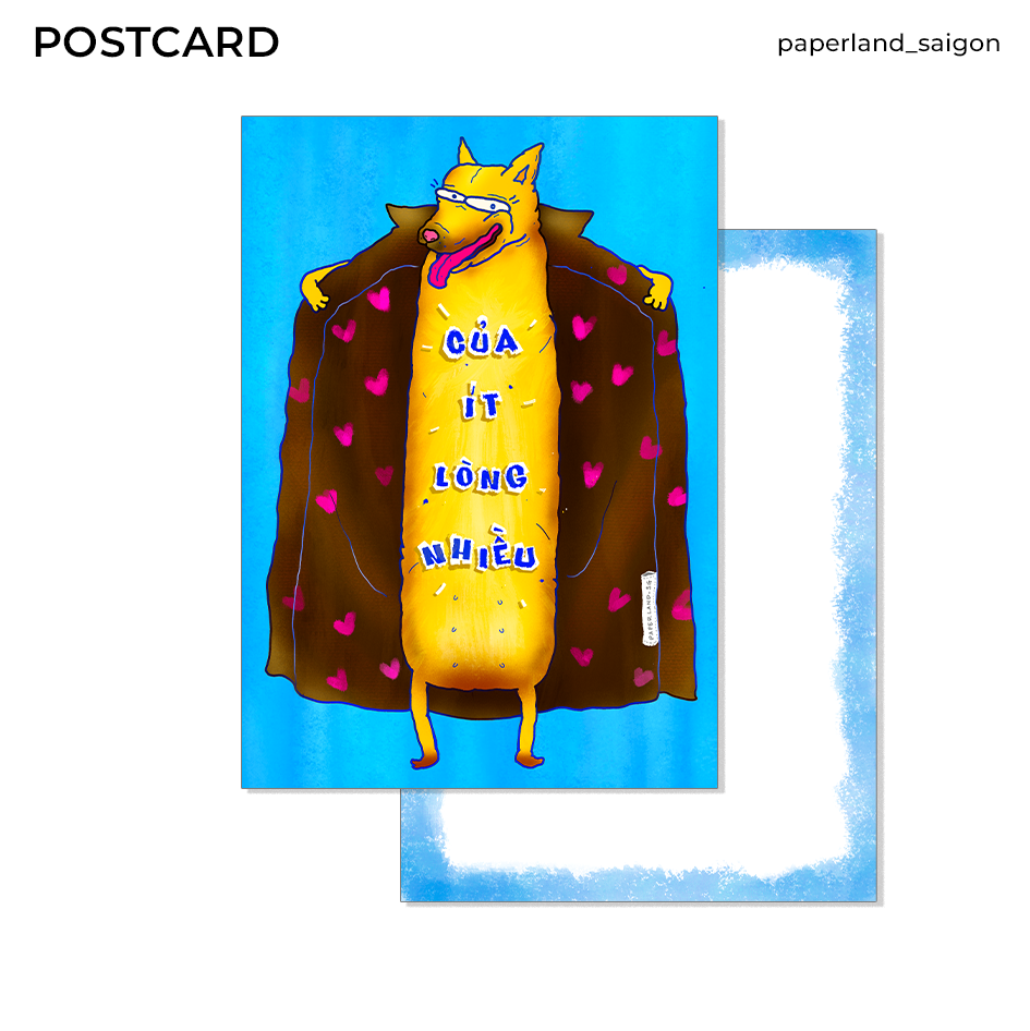 "CỦA ÍT LÒNG NHIỀU" POSTCARD