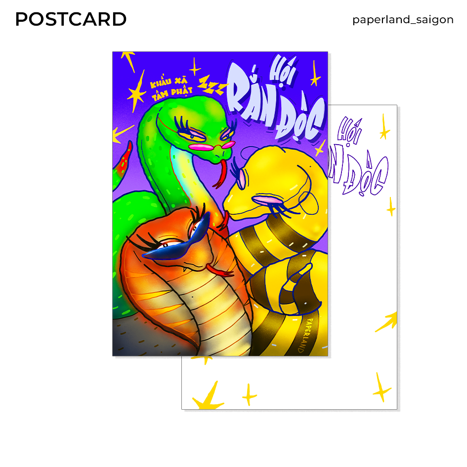 "KHẨU XÀ TÂM PHẬT" POSTCARD