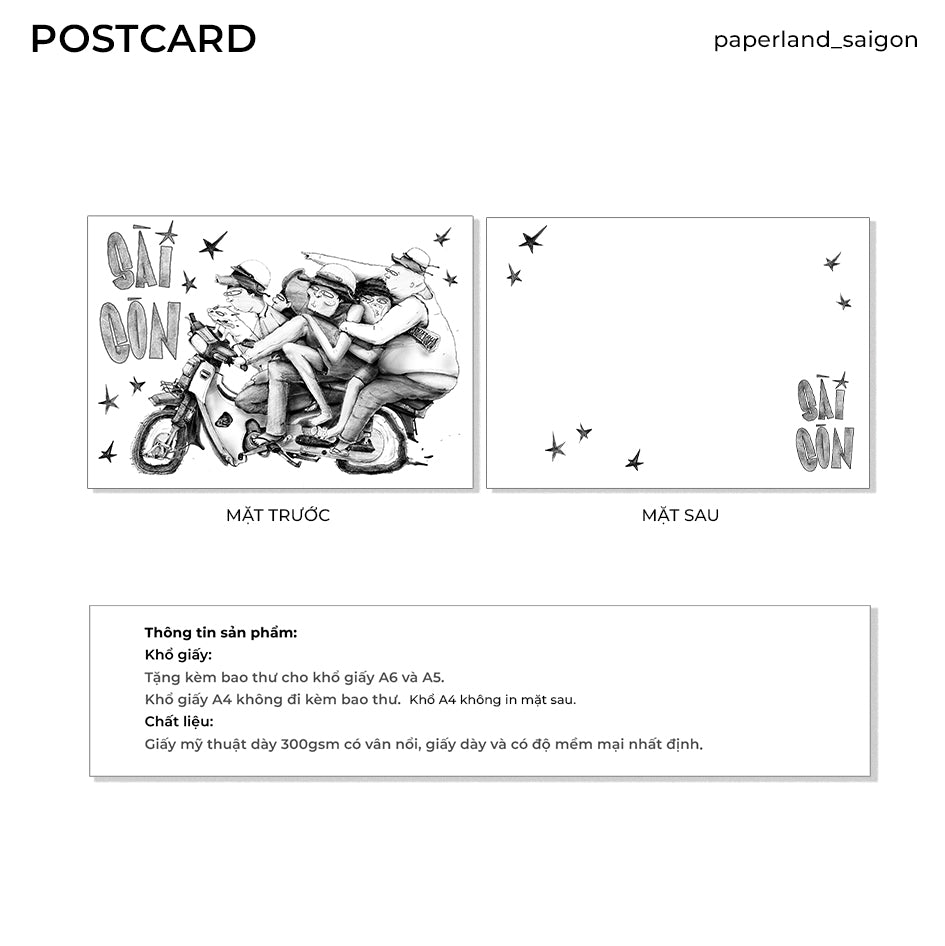 "SÀI GÒN DREAM" POSTCARD