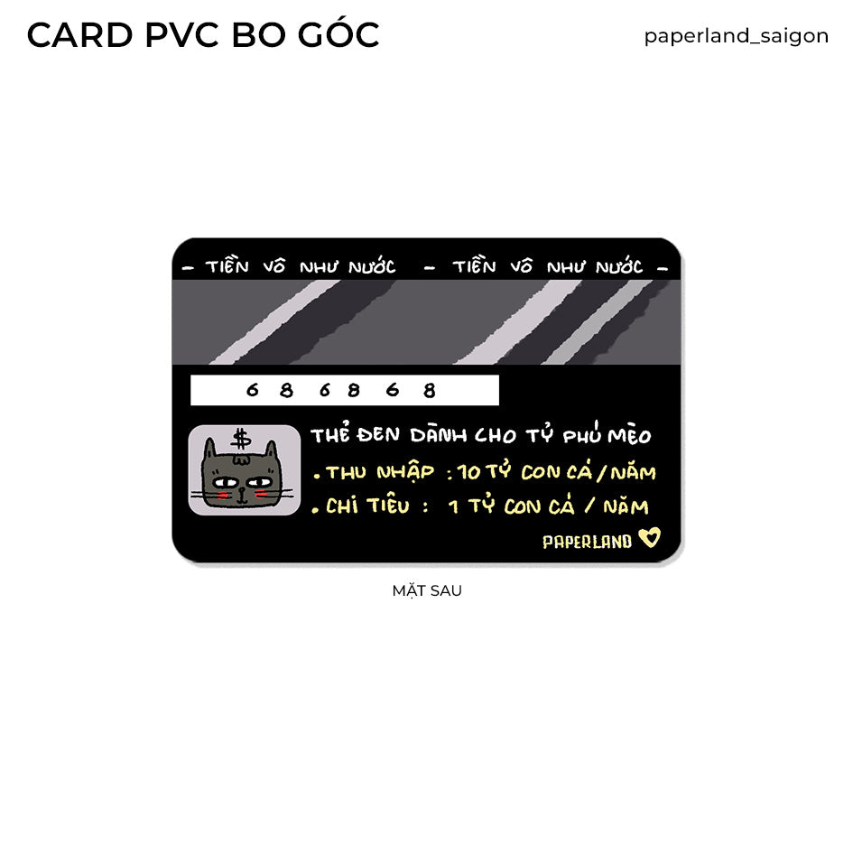 "BLACK CARD" PVC CARD