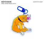 "CUTE CAT" KEYCHAIN