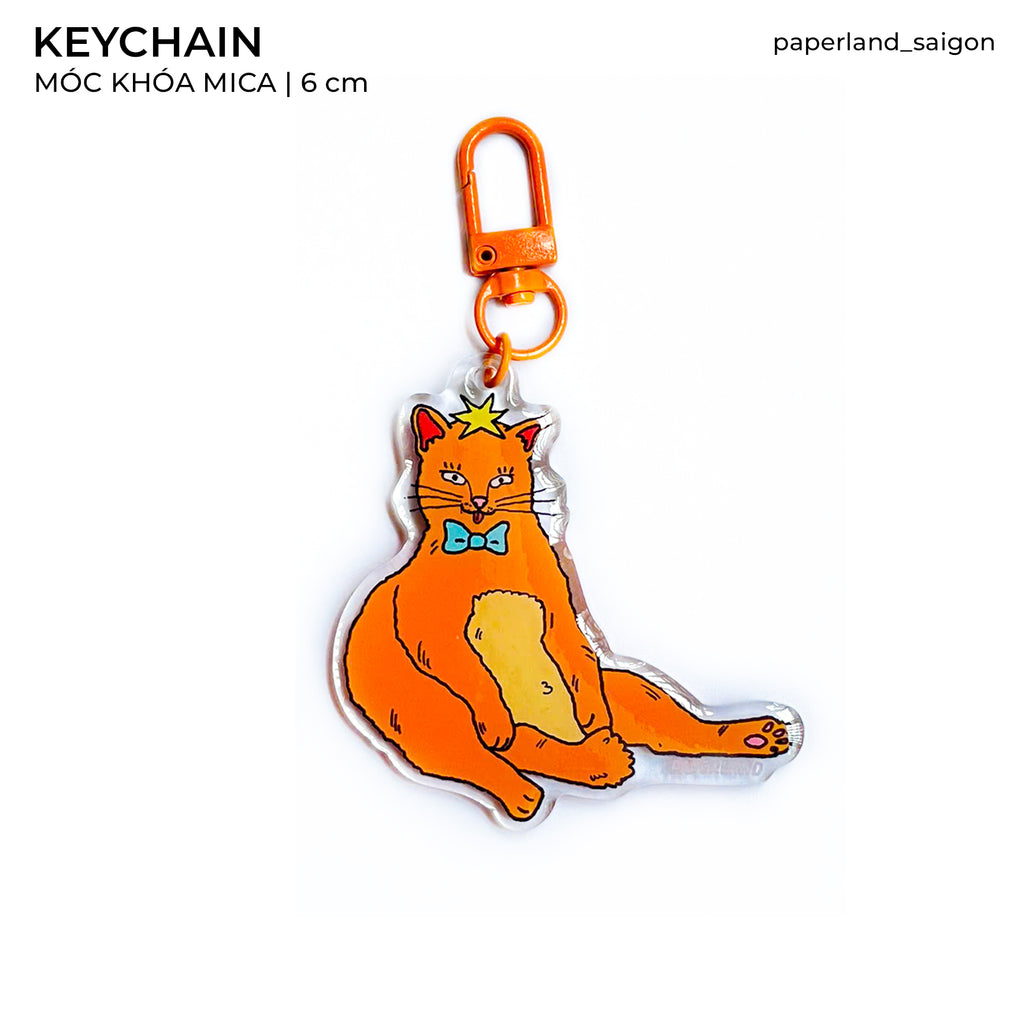 "CUTE CAT" KEYCHAIN
