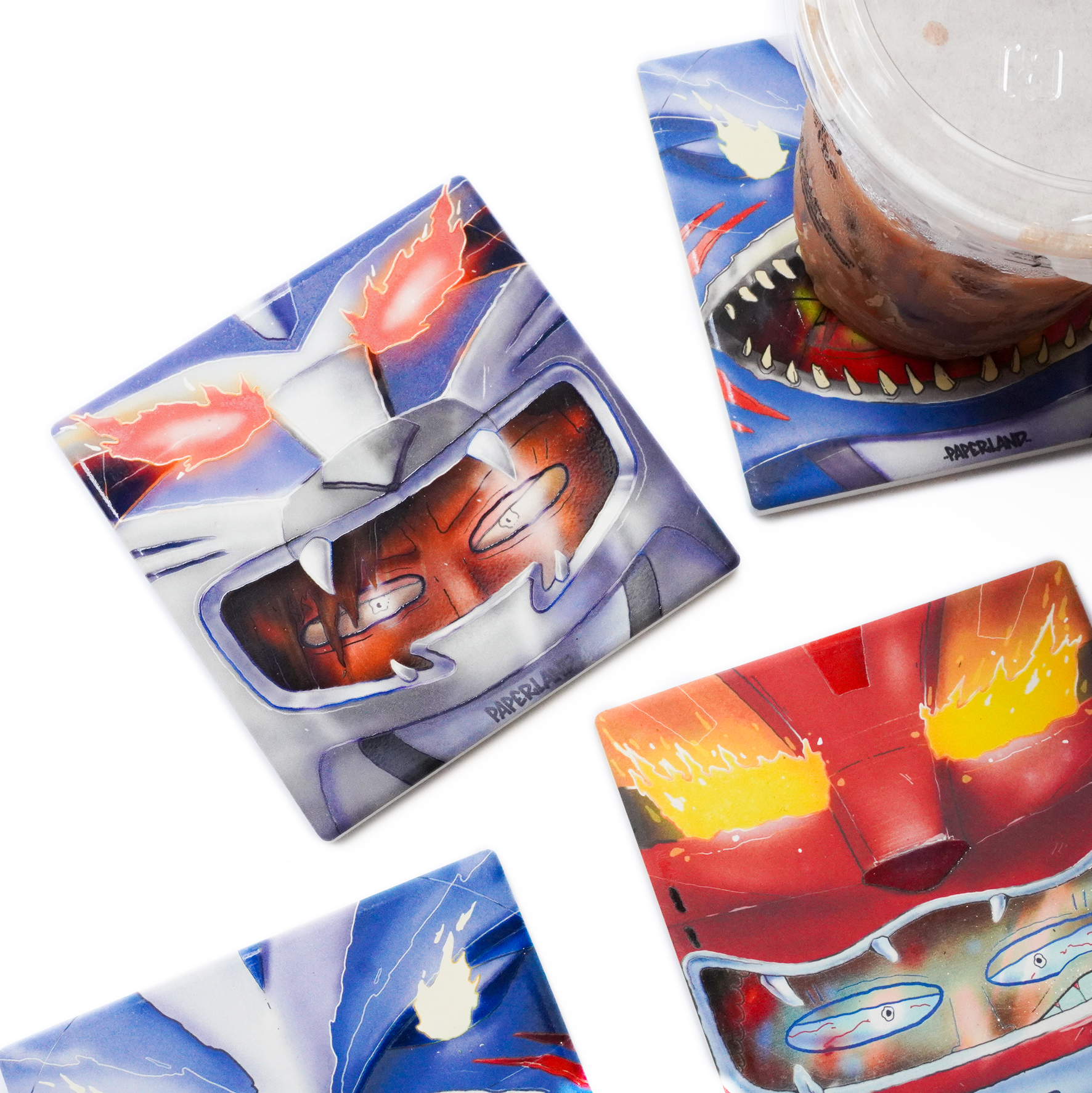 "SIÊU NHÂN GAO" CERAMIC COASTER