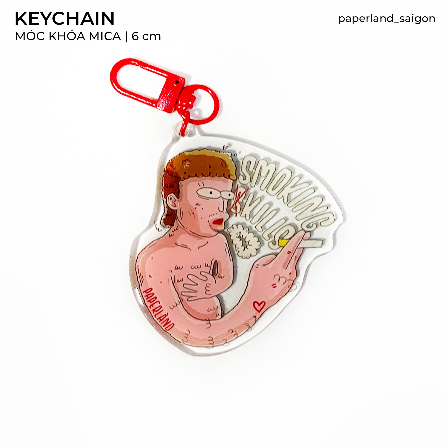 "SMOKING KILLS" KEYCHAIN