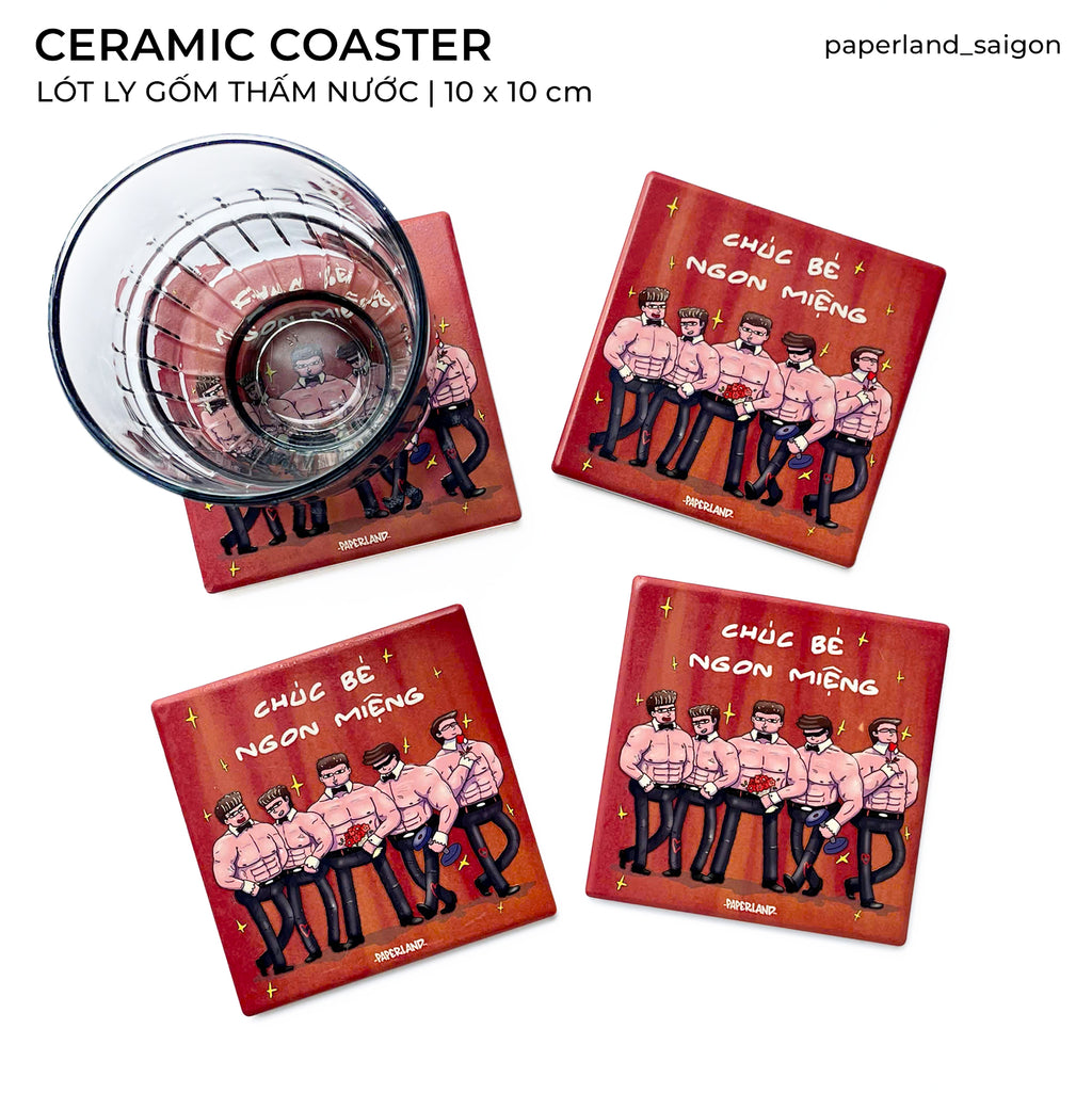 LÓT LY GỐM | CERAMIC COASTER